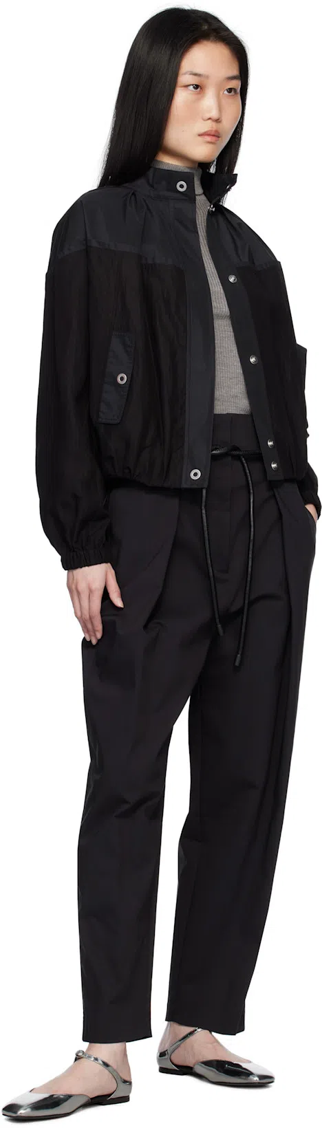 3.1 PHILLIP LIM Id Mirrored-leather Mary Jane Flats In Multi