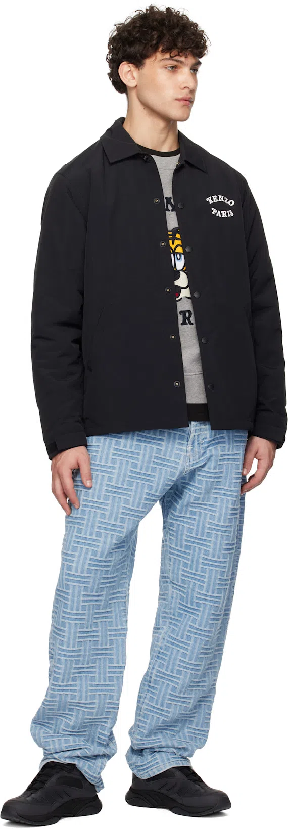 KENZO Black  Paris Verdy Edition Heavy Coach Jacket