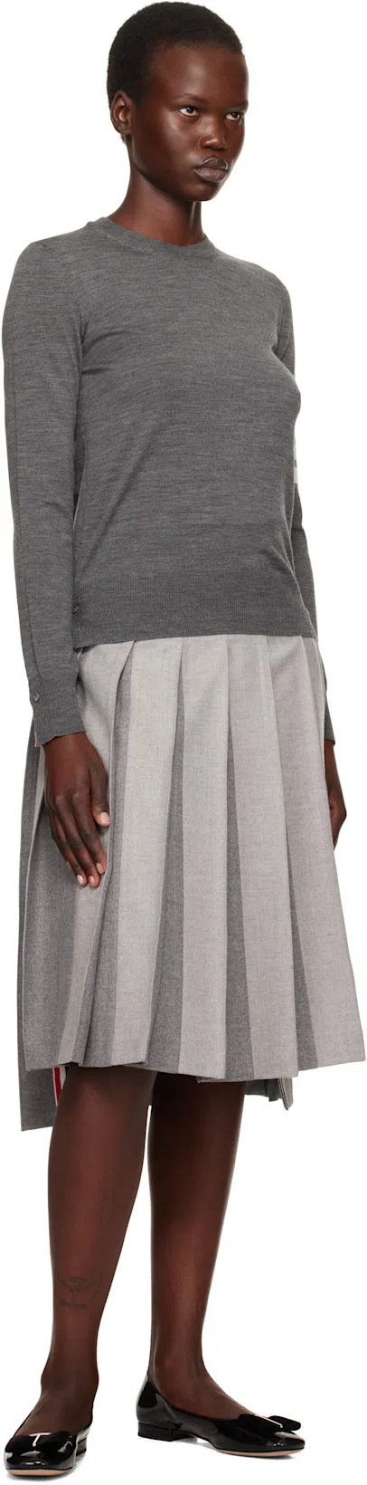 TOM FORD 10mm Patent Leather Ballerina Flats In Black