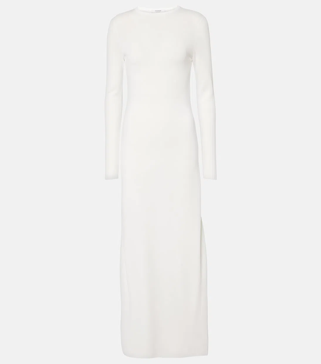 FFORME Scudder Knitted Maxi Dress In White