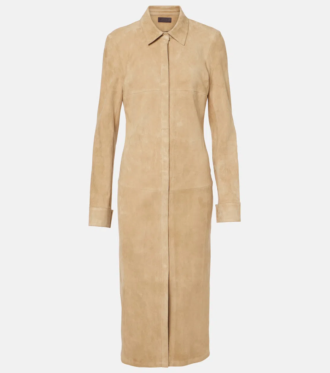 ATTICO 8.30pm Small Snake-print Leather Clutch In Brown