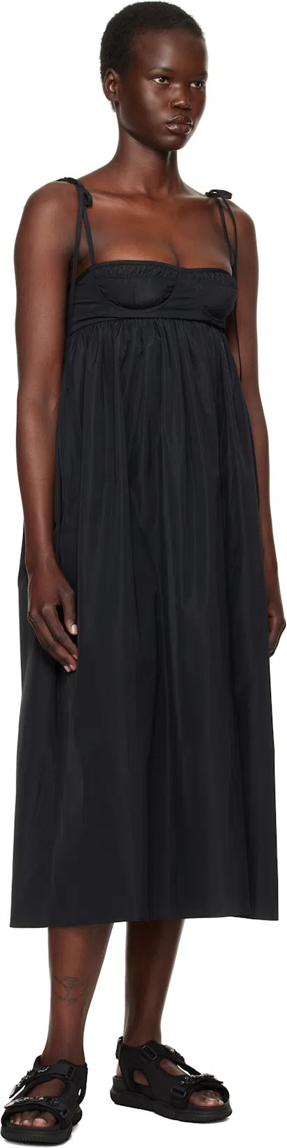 CECILIE BAHNSEN Valeria Sandals In Black