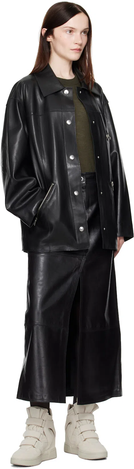 ISABEL MARANT Im3 High Top Sneakers In Neutrals