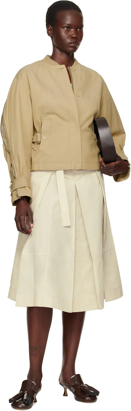 JW ANDERSON Tassel Leather Mules In Red