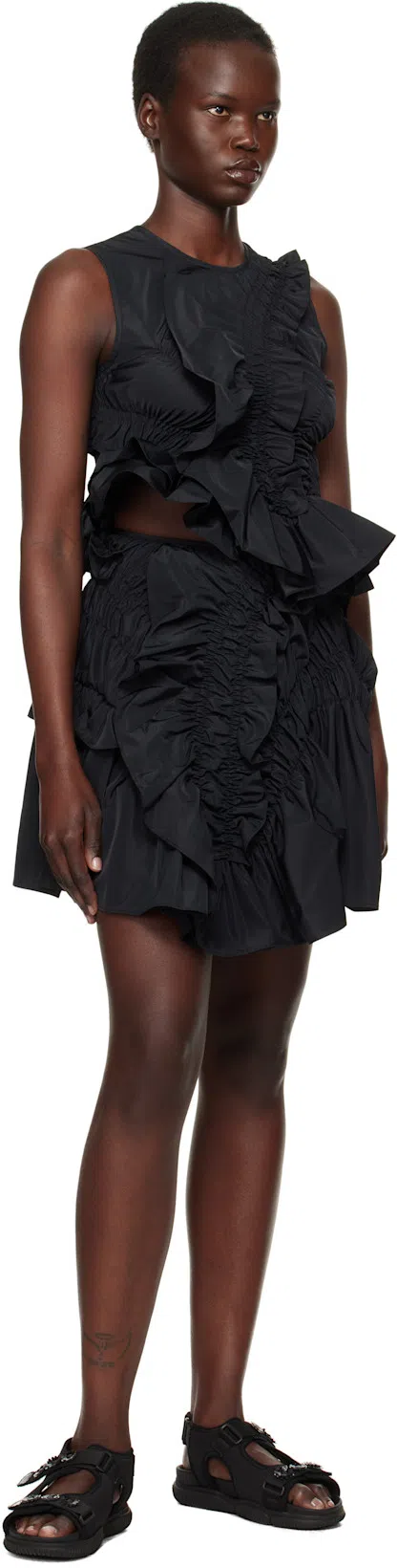 CECILIE BAHNSEN Valeria Sandals In Black