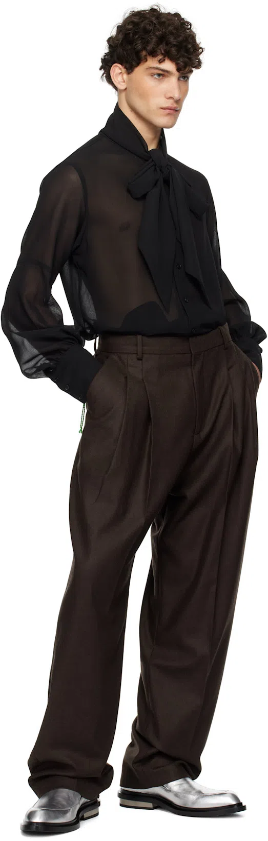 CHARLES JEFFREY LOVERBOY Brown Edinburgh Trousers In Brw