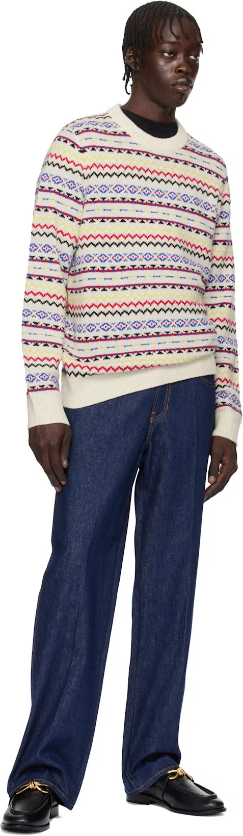 BOTTEGA VENETA Astaire Crinkled Leather Loafers In Black