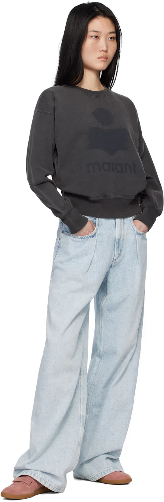 ISABEL MARANT Bryce Suede Low-top Sneakers In Pink