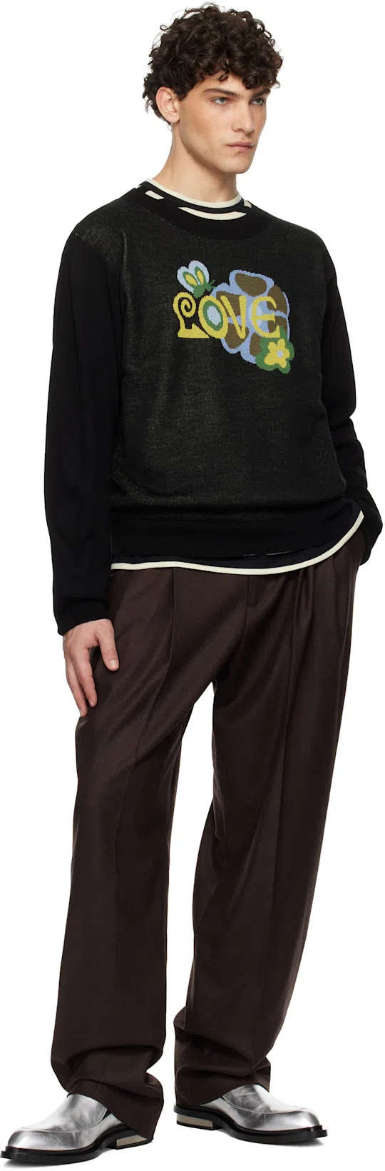 CHARLES JEFFREY LOVERBOY Brown Edinburgh Trousers In Brw