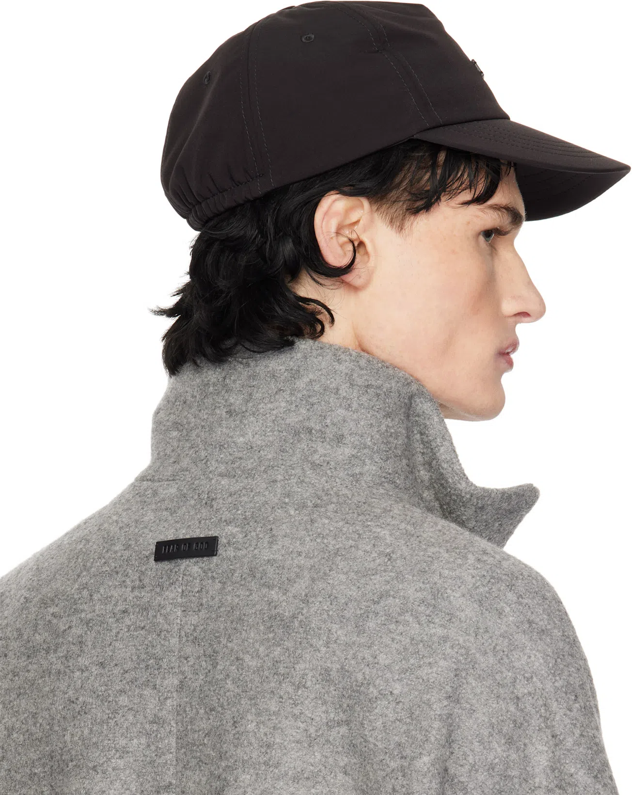 FEAR OF GOD High-neck Short-sleeve Jacket In Gray