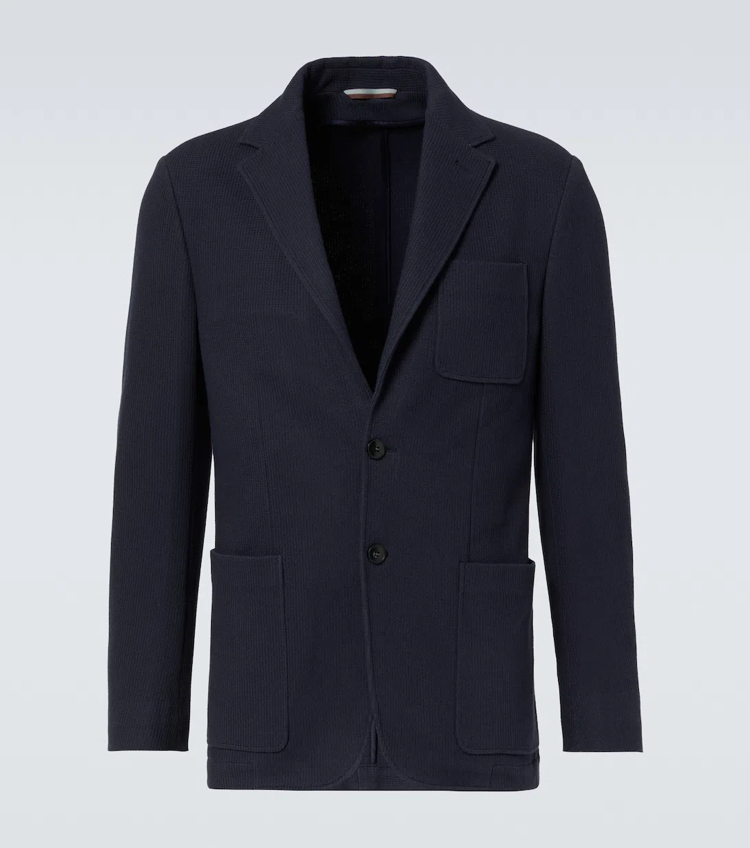 CANALI Jersey Blazer In Blue