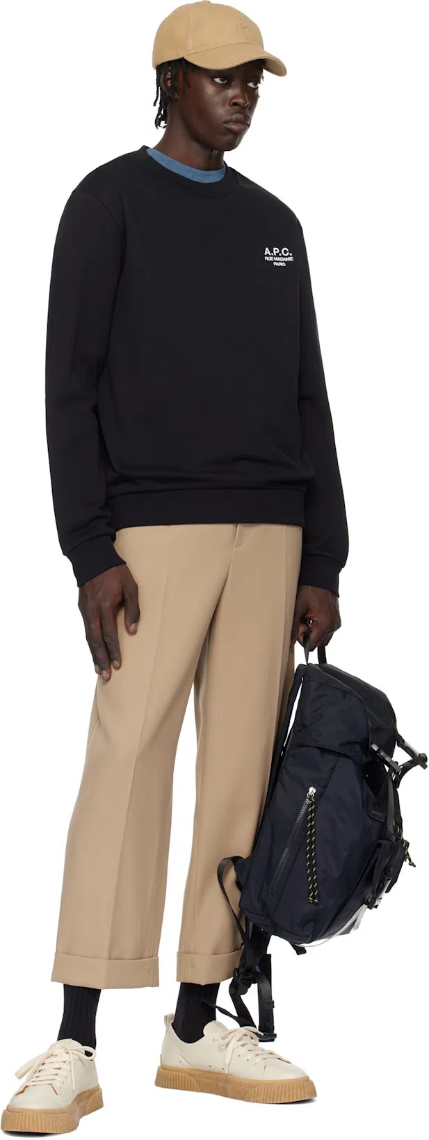 APC A.p.c. Straight-cut Sweatshirt In Black