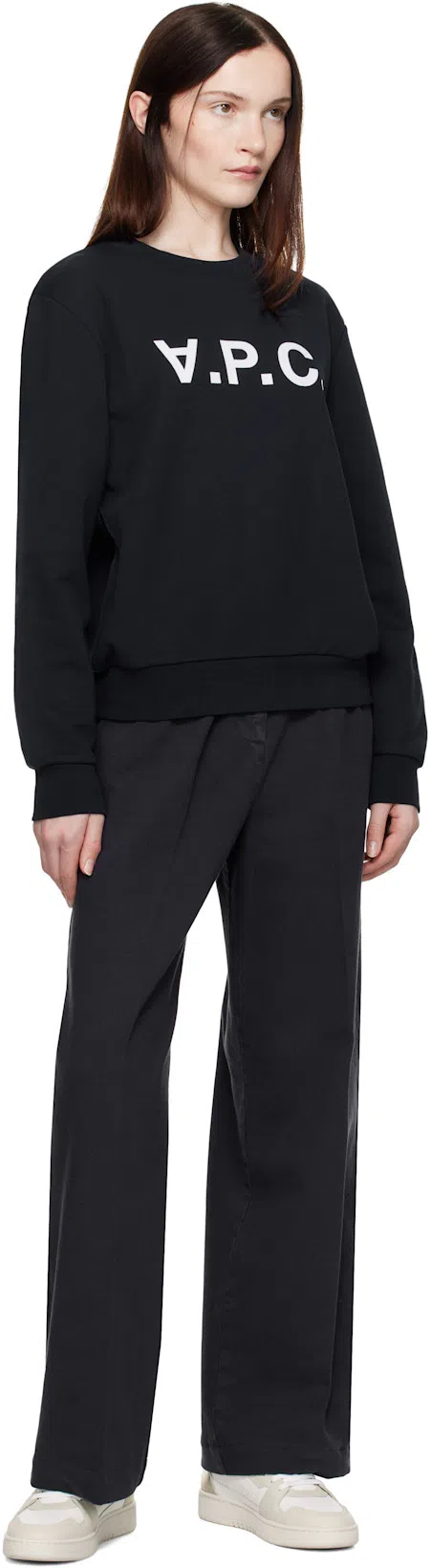 A.P.C. A. P.c. Regular Fit Organic Cotton Sweatshirt In Blue