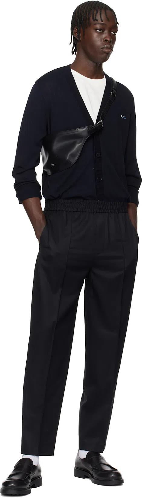 APC A.p.c. Raymond T Shirt With Embroidered Logo In White