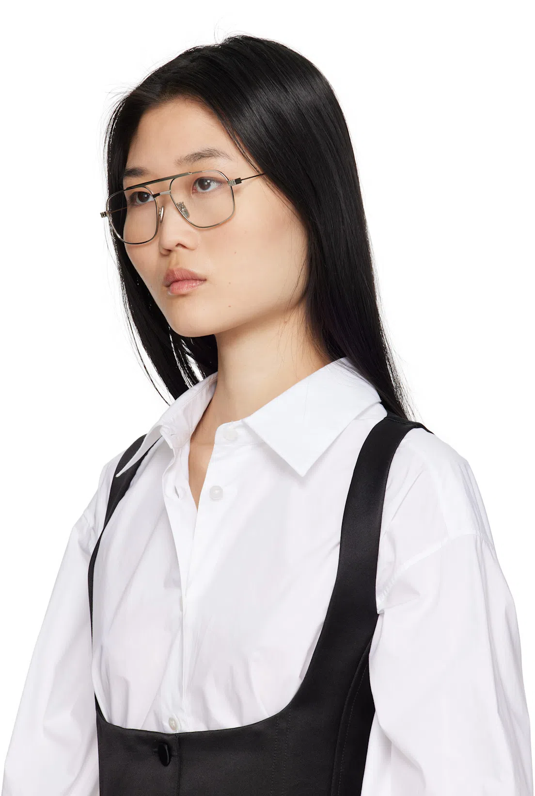 DOLCE & GABBANA Black Silk Duchesse Single Breasted Tuxedo Vest In N0000 Nero