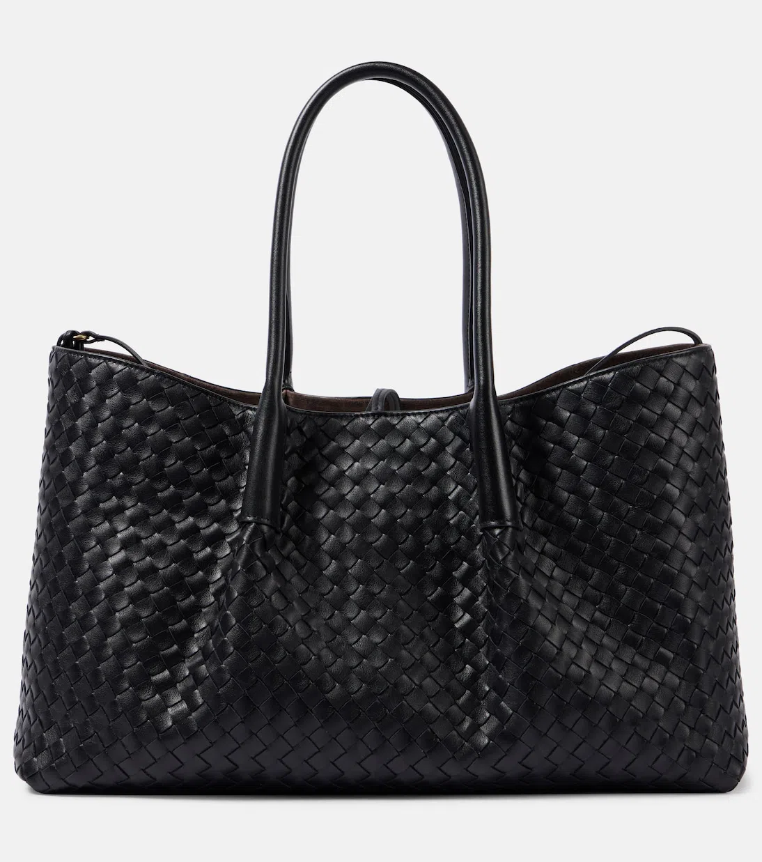 BOTTEGA VENETA Mini Arco Tote Bag In Black-gold