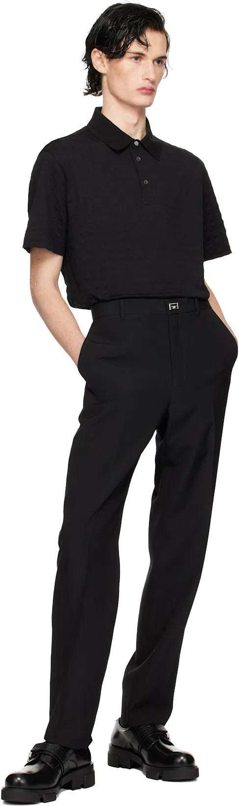 GIVENCHY Terra Platform Derby In Black