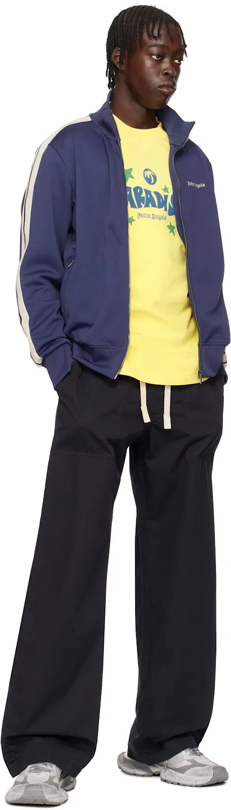 PALM ANGELS Classic Logo Track Jacket In Blue