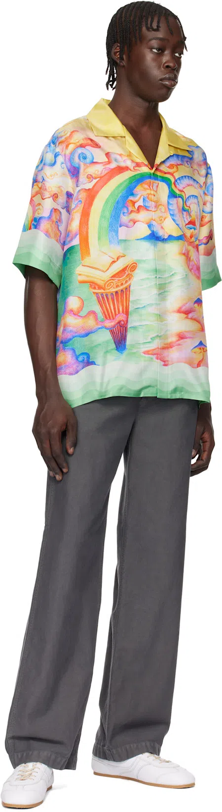 DRIES VAN NOTEN Gray Straight-leg Jeans In 802 Grey