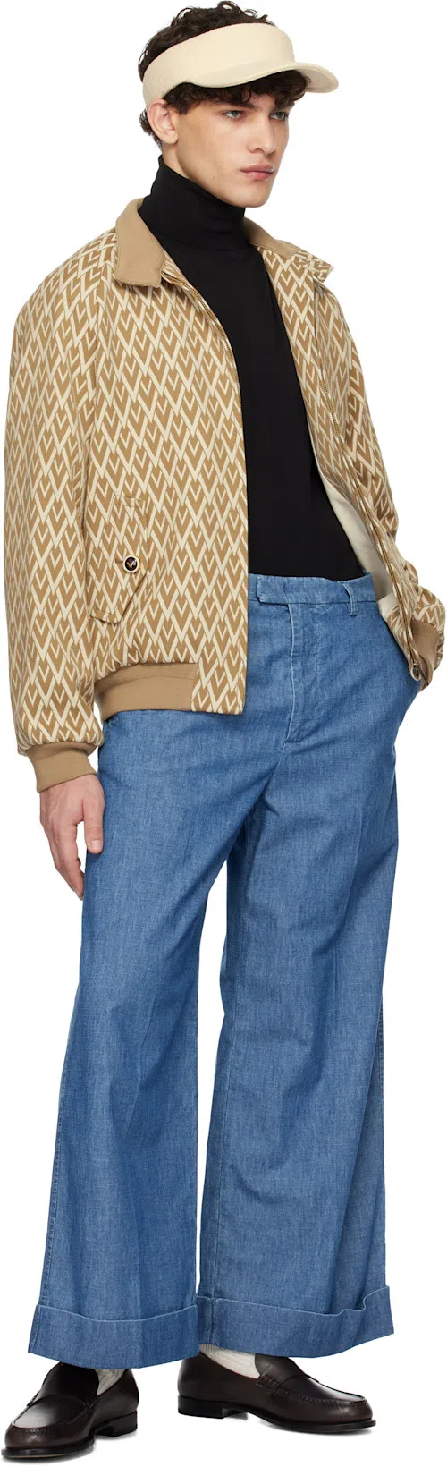 VALENTINO Black Vlogo Signature Turtleneck In Nero