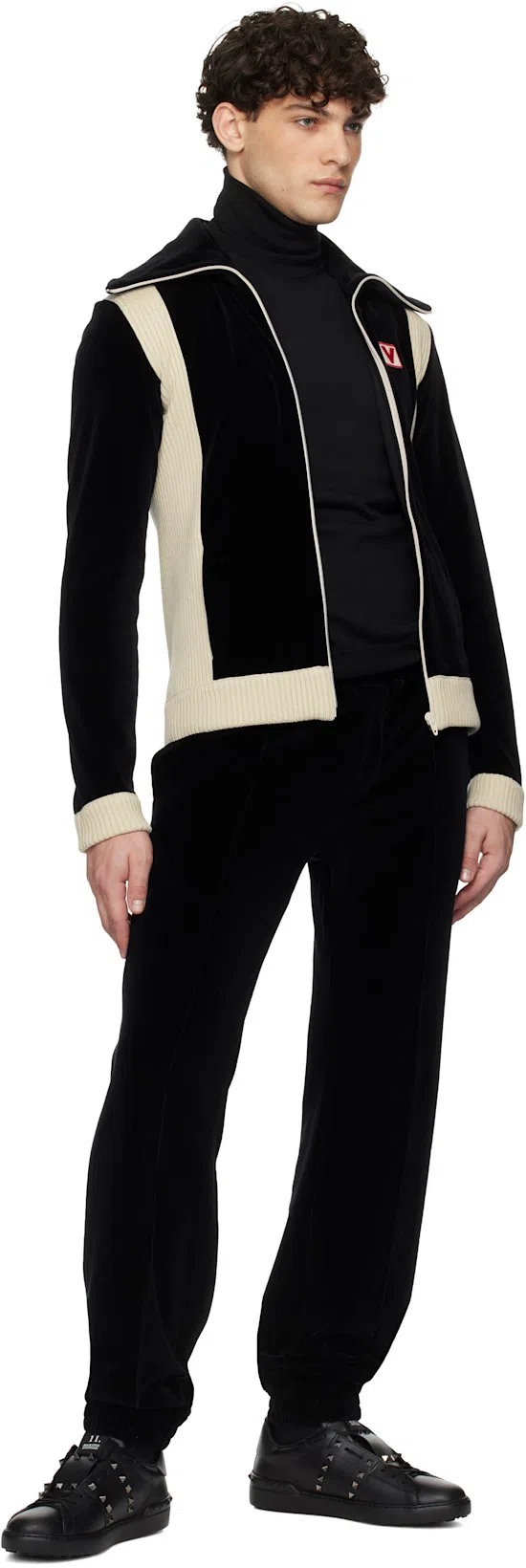 VALENTINO GARAVANI Rockstud Sneakers In Black