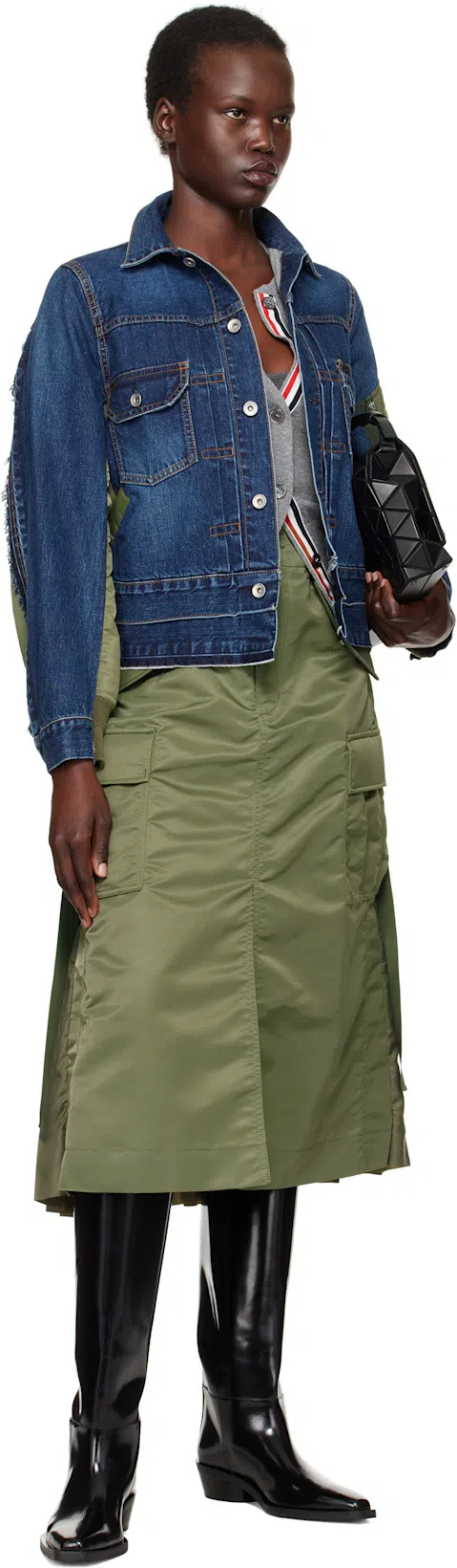 PROENZA SCHOULER Bronco Leather Tall Boots In Black