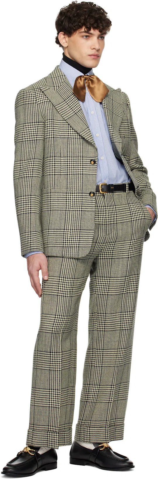 BOTTEGA VENETA Astaire Crinkled Leather Loafers In Black