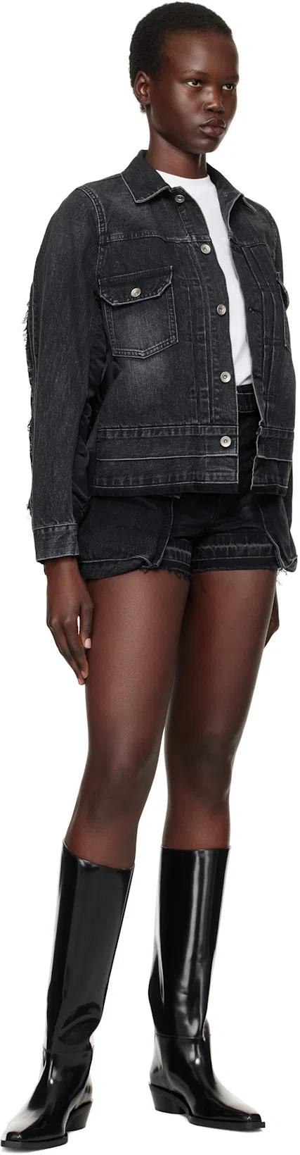 PROENZA SCHOULER Bronco Leather Tall Boots In Black