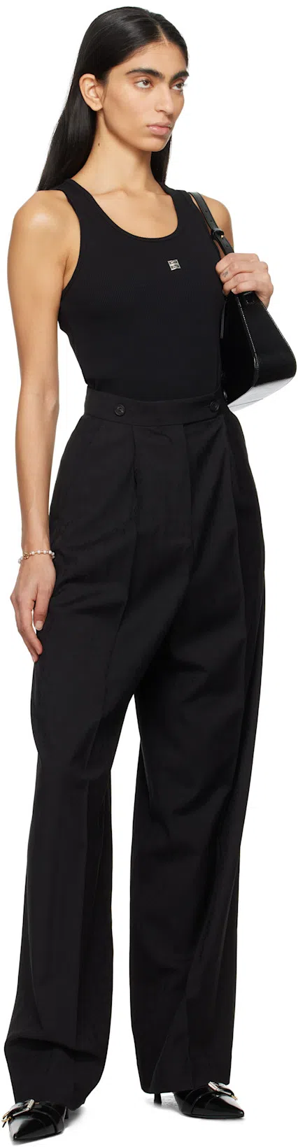 GIVENCHY Women Rib Tank Top In Black