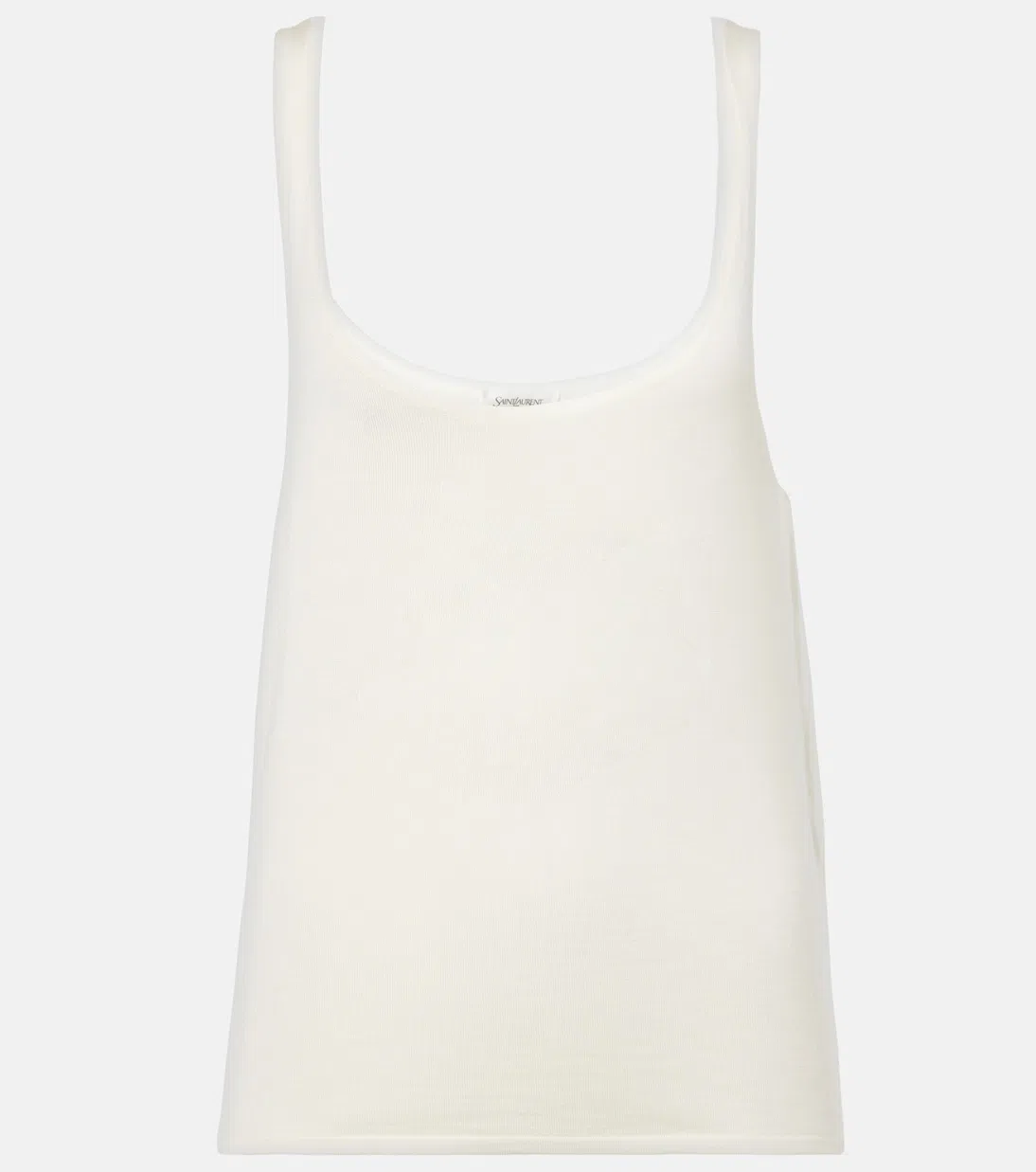 SAINT LAURENT Salomé 110 Crêpe Satin Wedge Sandals In Black