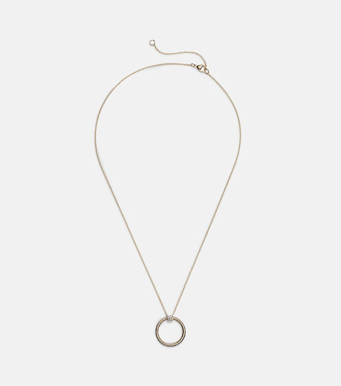 STONE AND STRAND Disco 14kt Gold Huggies With Diamonds