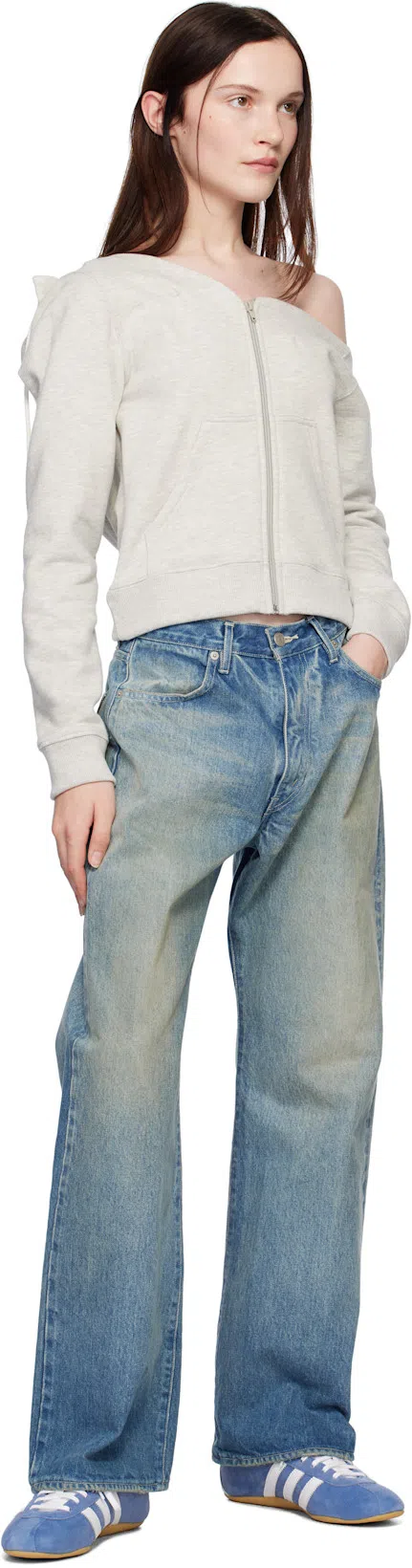 ADIDAS ORIGINALS Womens Team Royal Blue Cream Wh Italia 70s Suede Trainers