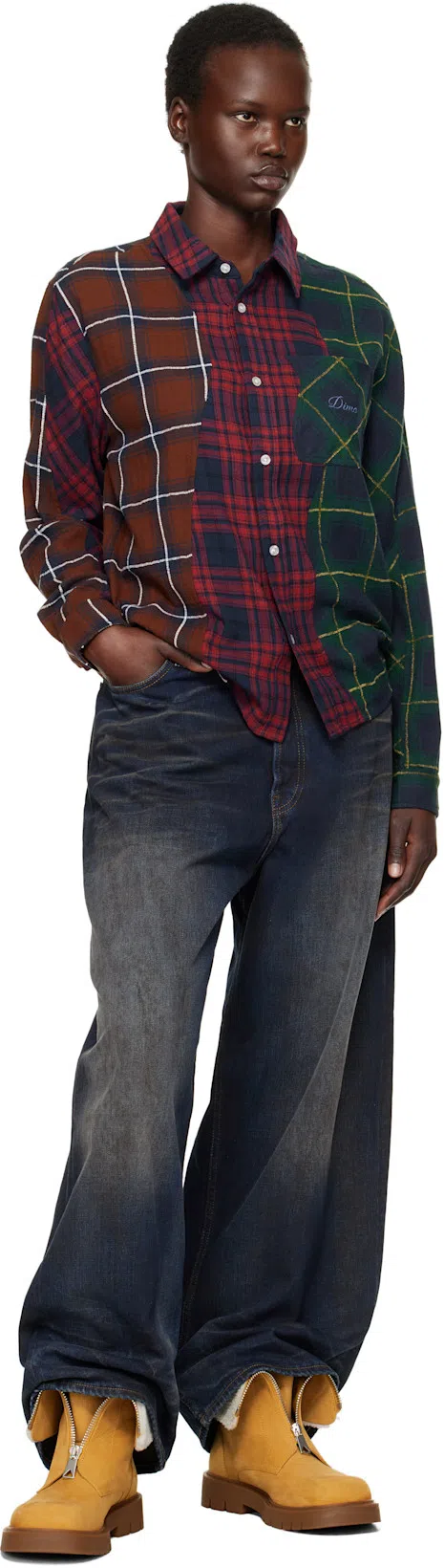 BOTTEGA VENETA Haddock Ankle Boot In 7186 Ochre-popcorn