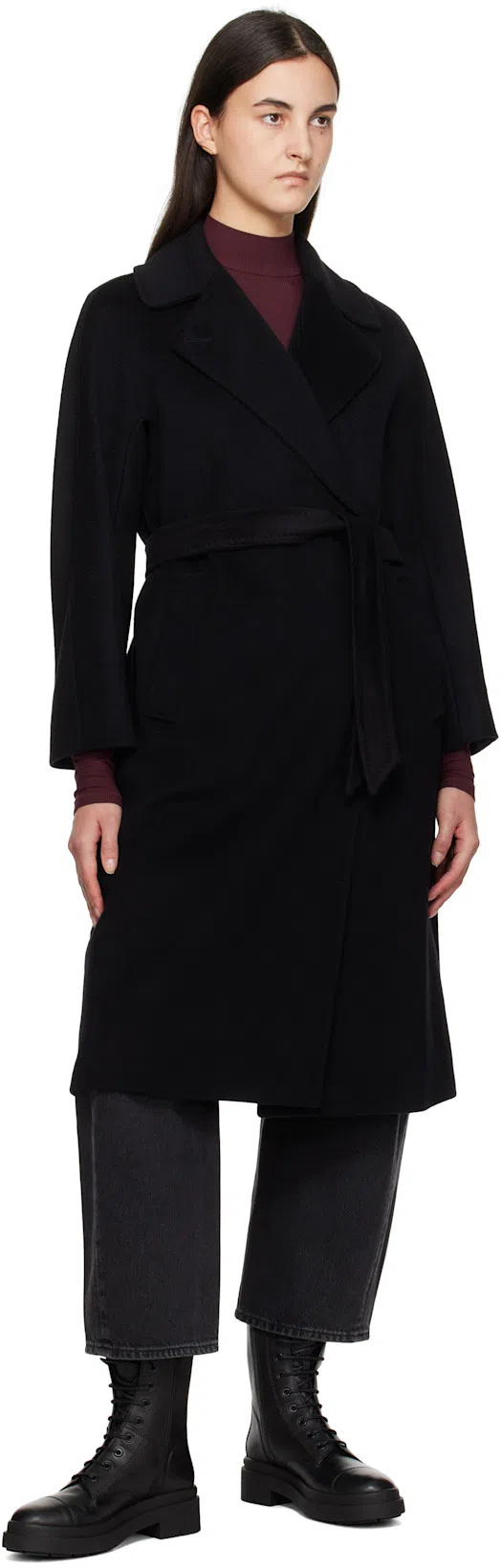 JIMMY CHOO Nari Leather Mid-calf Boots In Black