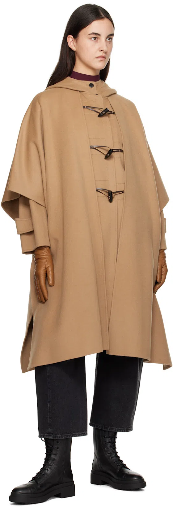 JIMMY CHOO Nari Leather Mid-calf Boots In Black