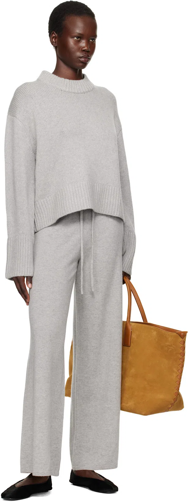 BOTTEGA VENETA Large Cabat Leather Tote Bag In Camel