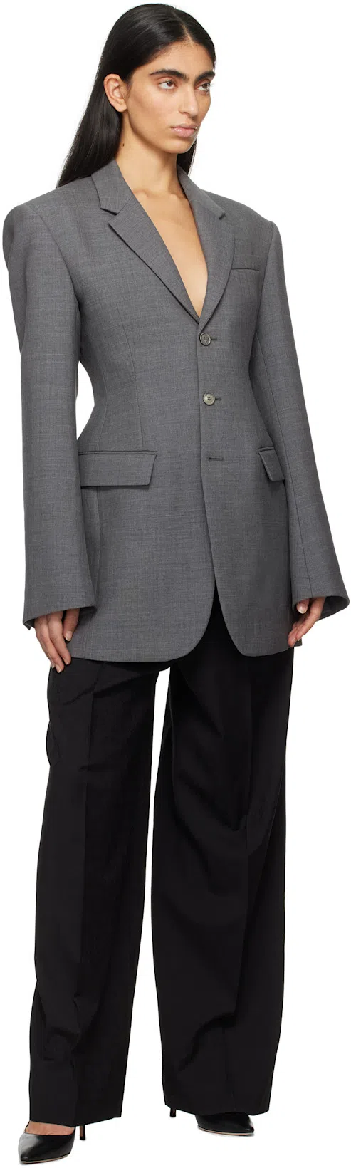 JIMMY CHOO Love 85mm Patent Leather Pumps In Black