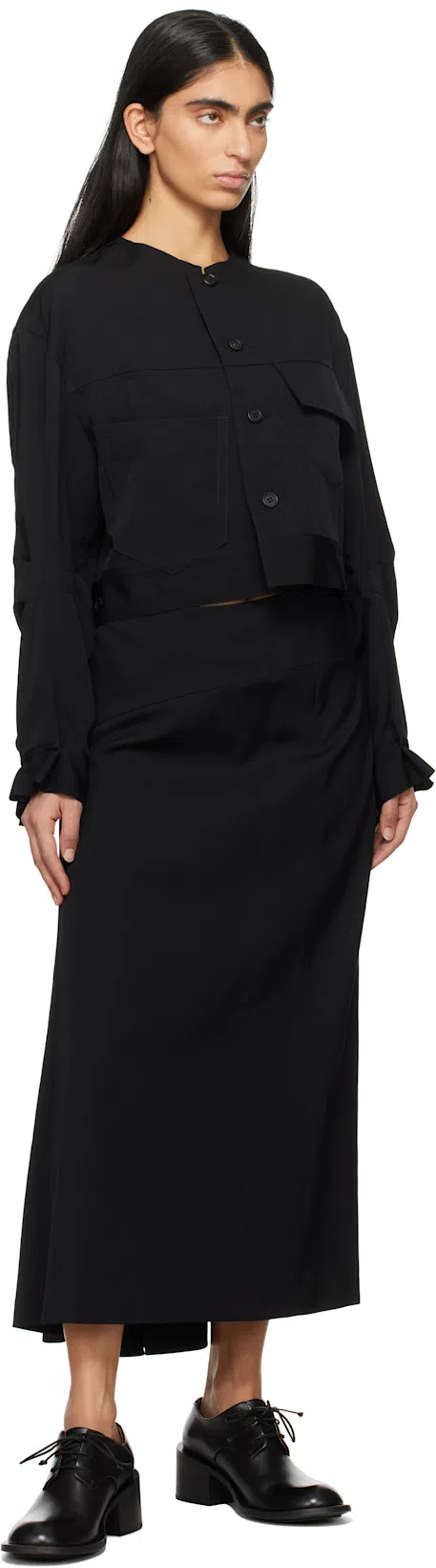 YOHJI YAMAMOTO Black Multi Pocket Jacket