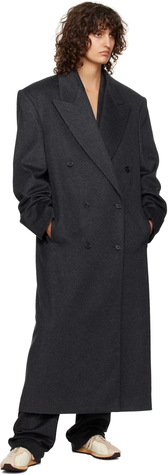 THE ROW Mica Wool Blend Low Top Sneakers In Neutral