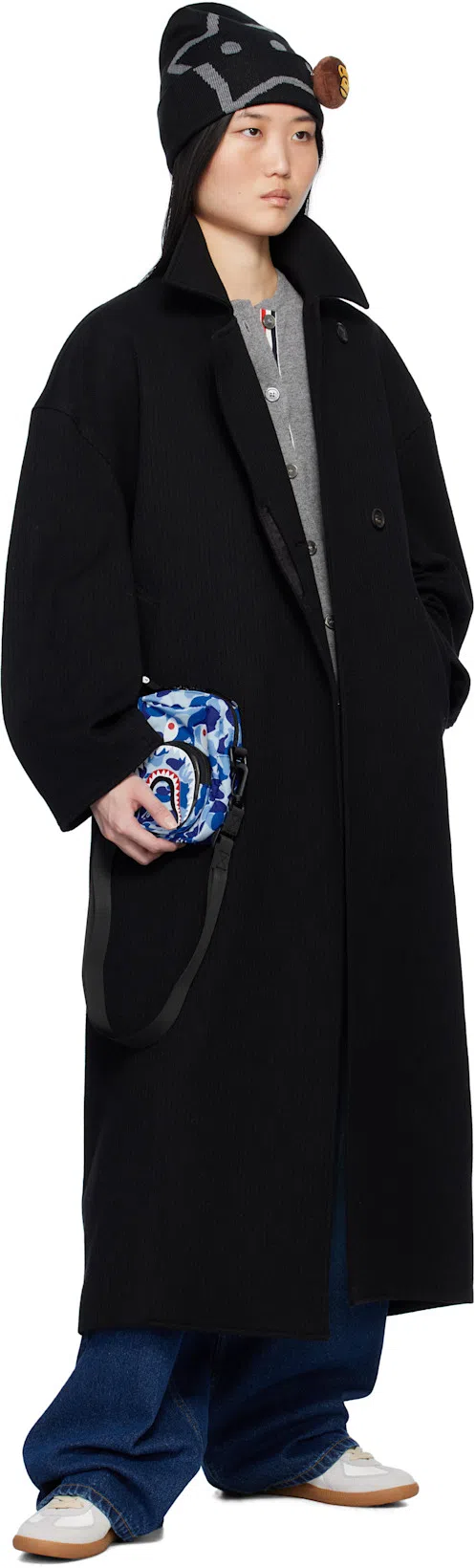 MAISON MARGIELA Bicolor Leather Replica Sneakers In White