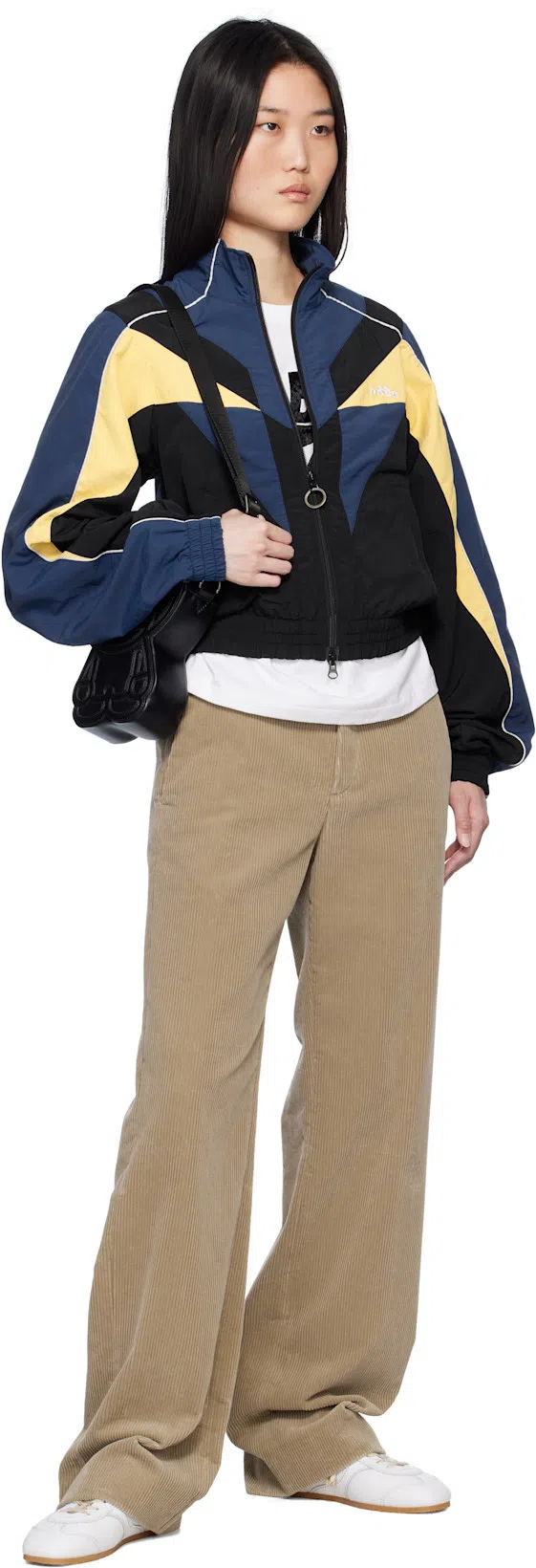 RIER Khaki Cotton Trousers In Yuta