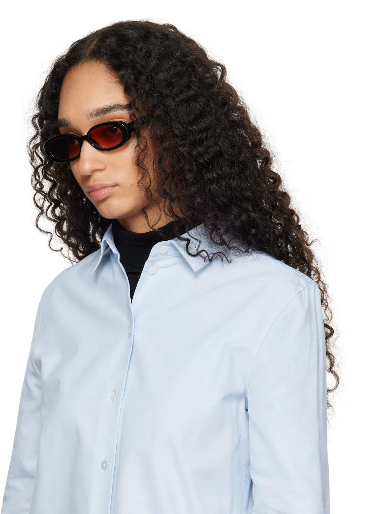 LE SPECS Ssense Exclusive Black 'outta Love' Sunglasses In Black Warm Brown Grad