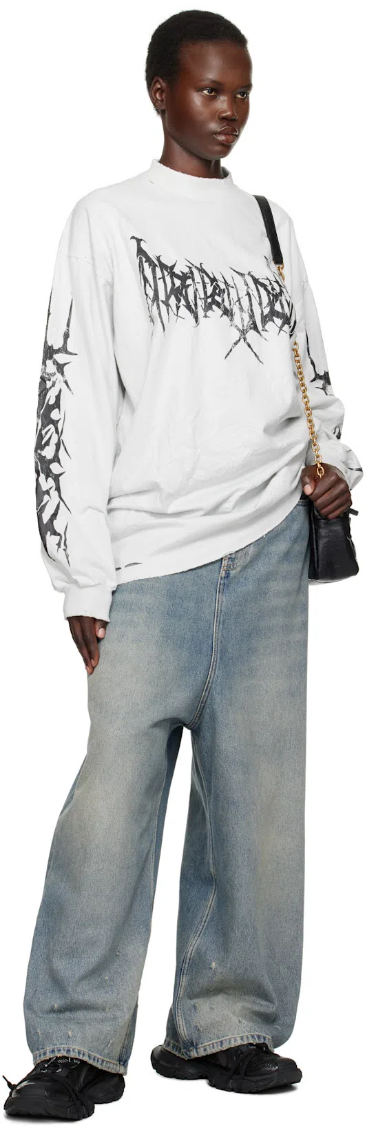 BALENCIAGA Black Monaco Xs Camera Bag In 1000 Black