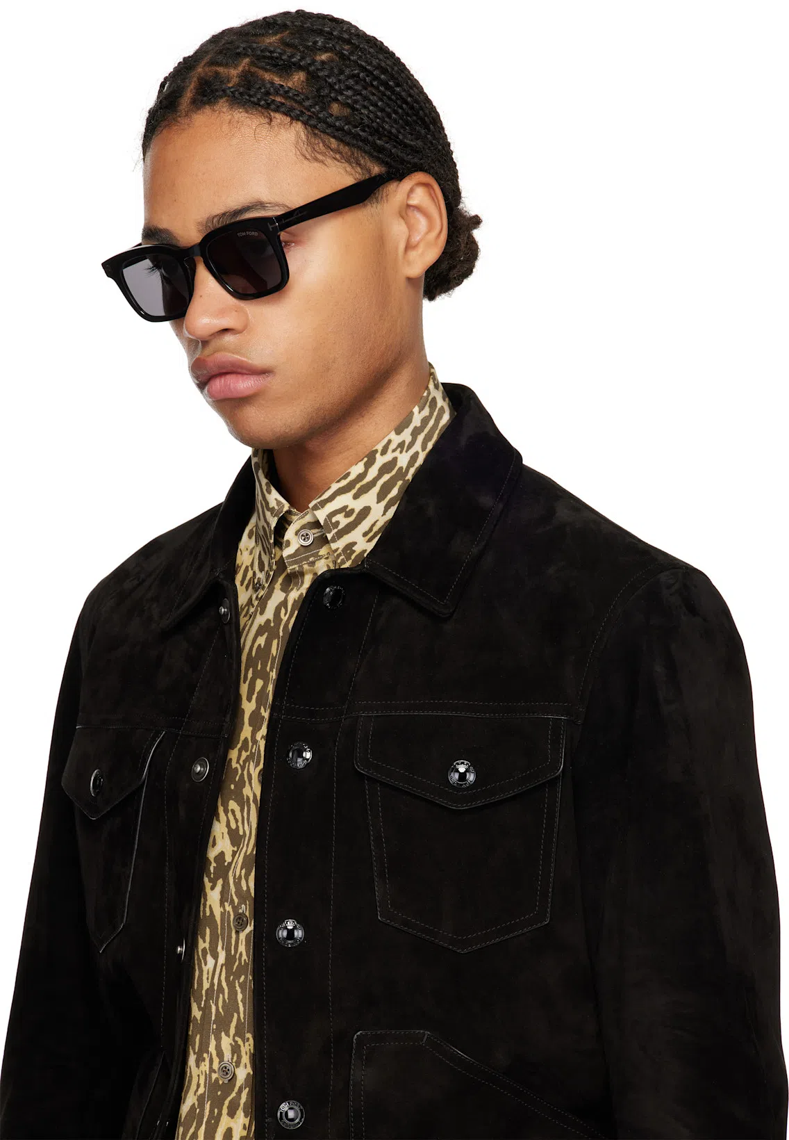 TOM FORD Animal-print Shirt In Multicolor