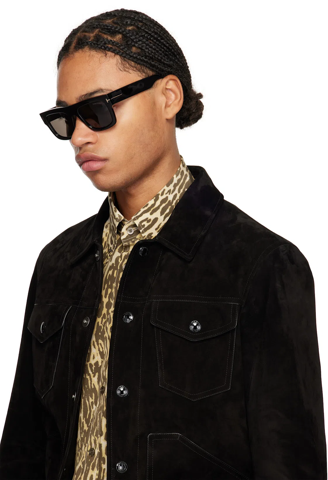 TOM FORD Fausto M Ft0711 02a Square Sunglasses In Brown