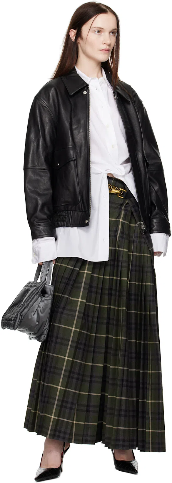 ANN DEMEULEMEESTER White Daria Drop Shoulder Shirt In 001 White