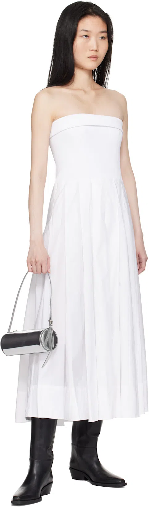 PROENZA SCHOULER Bronco Leather Tall Boots In Black