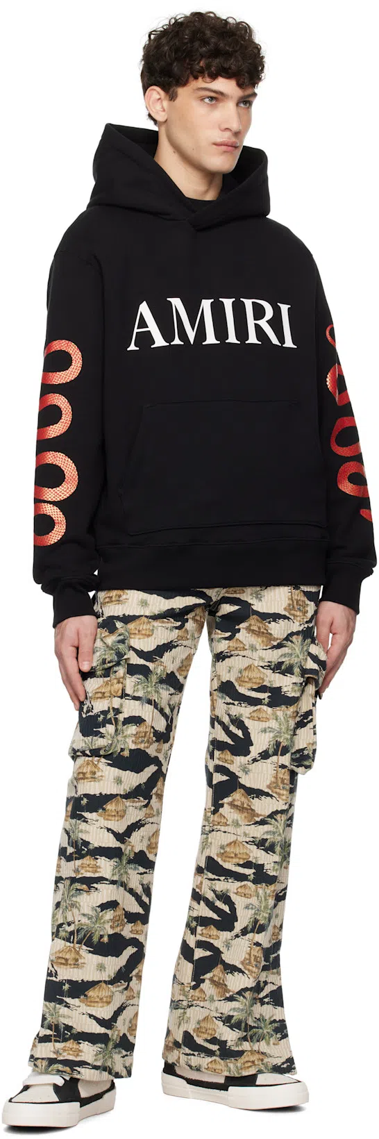 AMIRI Cotton T-shirt With Logo Print In Black