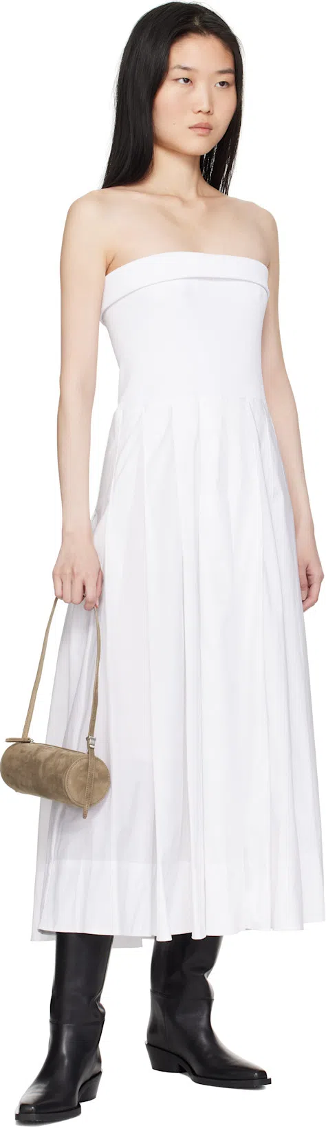 PROENZA SCHOULER Bronco Leather Tall Boots In Black