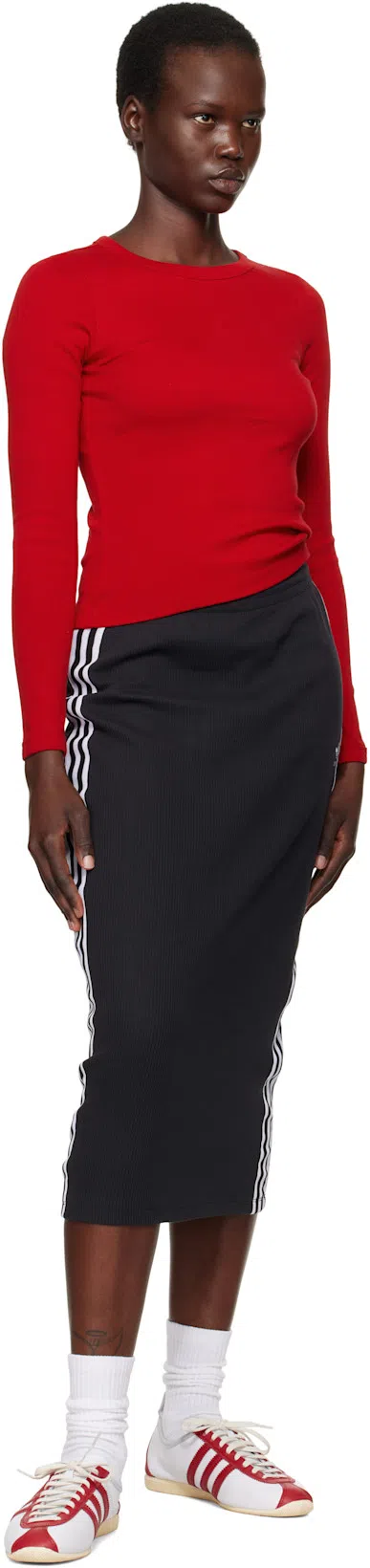 ADIDAS ORIGINALS Knee Length And Midi Skirts In Black
